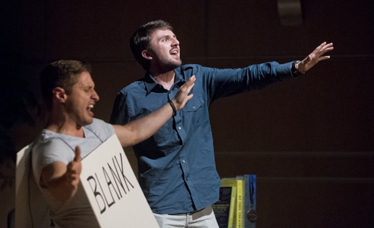 Scenes from Milburn Stone's Title of Show at Elkton Station (photo by Scott Serio) at 