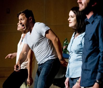 Scenes from Milburn Stone's Title of Show at Elkton Station (photo by Scott Serio) Photo