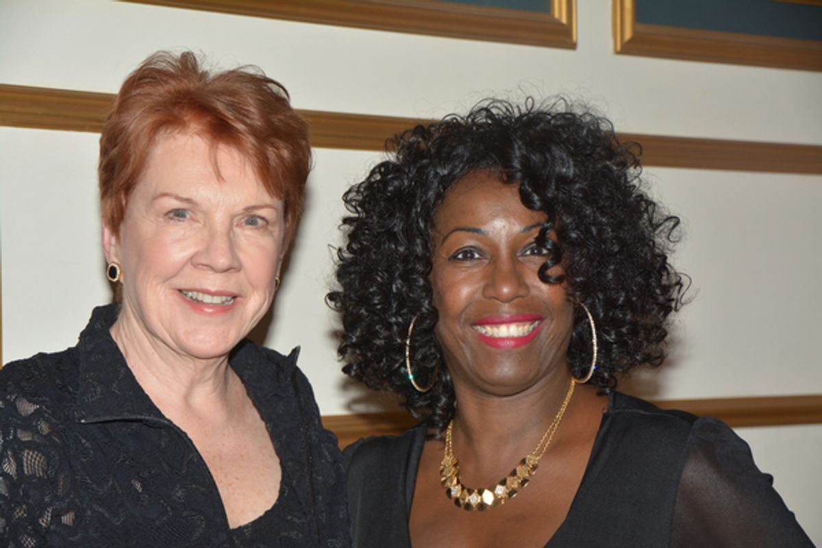 Beth Flower and Kathleen Waters at 