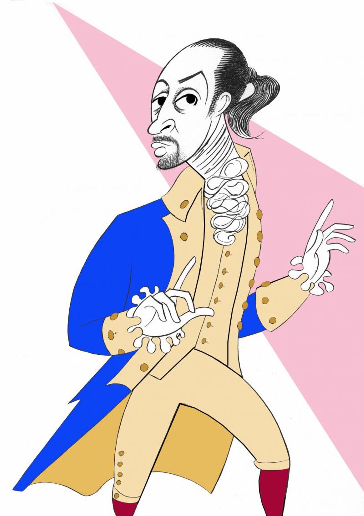 BWW Exclusive: Ken Fallin Draws the Stage - HAMILTON's Lin-Manuel Miranda Image