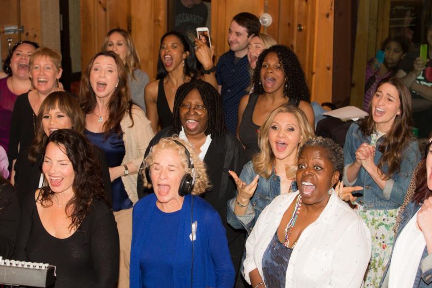 Photo Flash: Inside the Broadway for Orlando Benefit Single Recording Session! Photo Flash: Inside the Broadway for Orlando Benefit Single Recording Session! Image