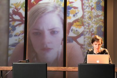 Jocelyn Kuritsky (foreground) and Lexi Lapp Photo