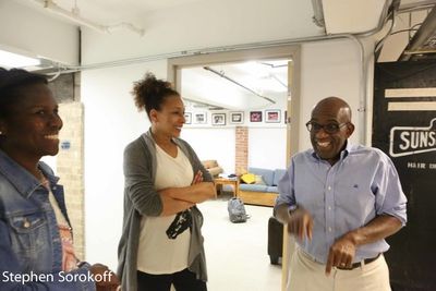 Deborah Roberts, Tamara Tunie, Al Roker Photo