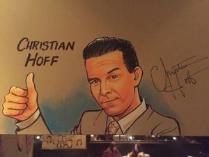 Christian Hoff's caricature on the Palm West's new Tony wall @ BroadwayWorld Christian Hoff's caricature on the Palm West's new Tony wall Photo