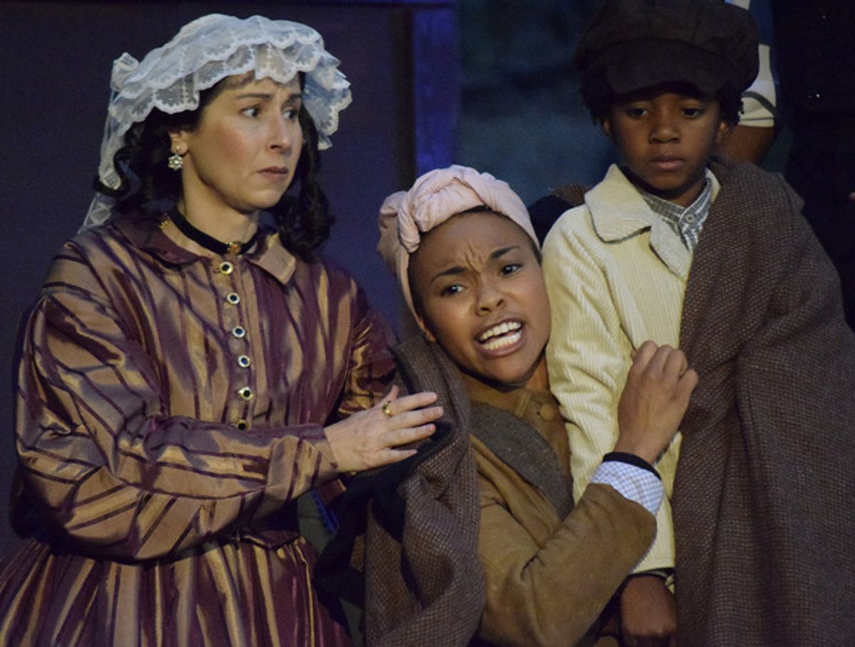 Elizabeth Tobias, Jasmine Gatewood. and Angelo Fowler at 