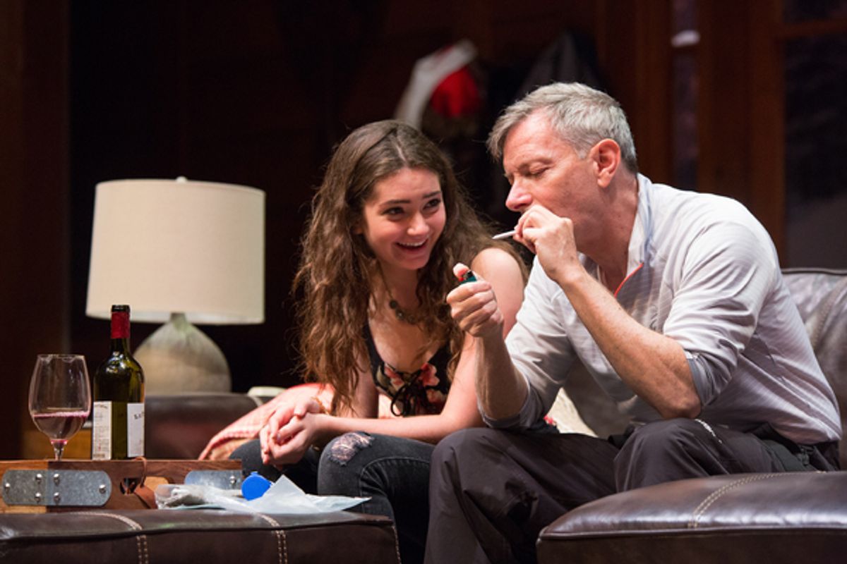 Emily Robinson and Arnie Burton. at 