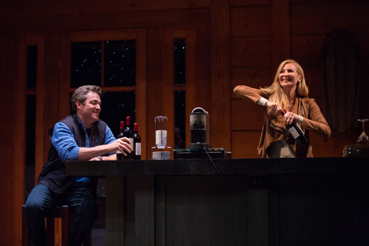Jon Tenney and Jennifer Westfeldt. at 