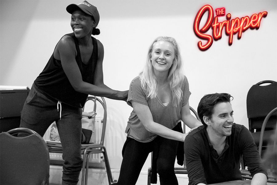 Photo Flash: In Rehearsal for THE STRIPPER at St. James Studio Image