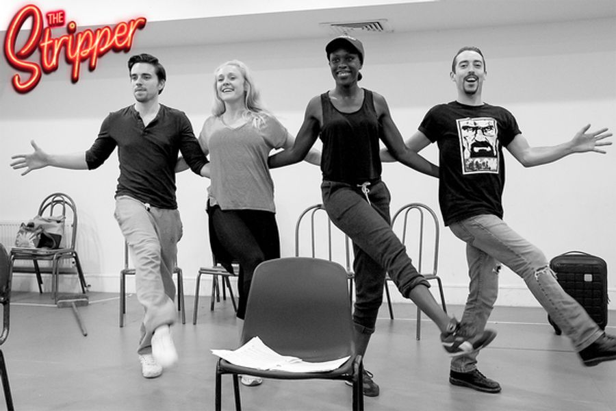 Photo Flash: In Rehearsal for THE STRIPPER at St. James Studio Image