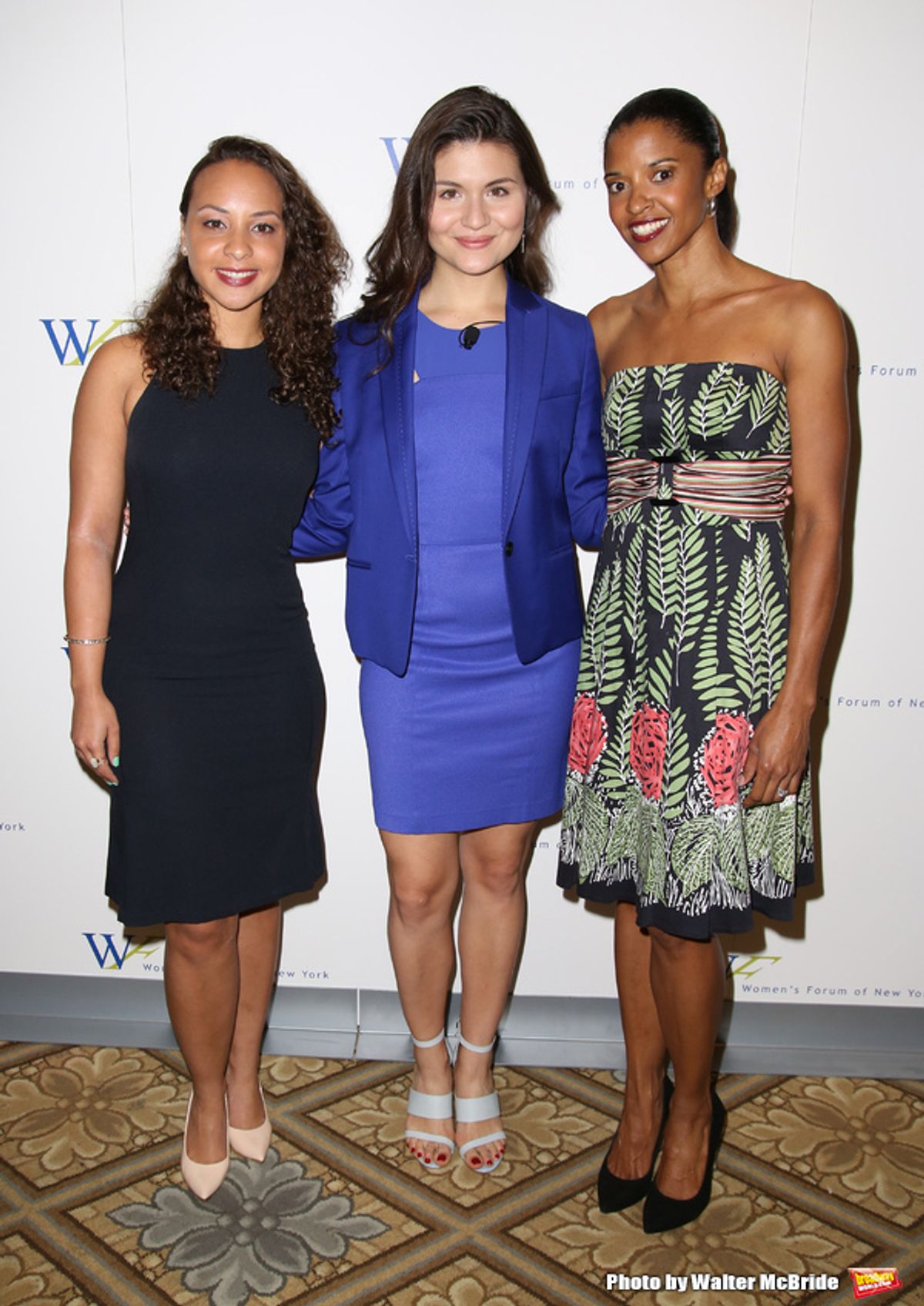 Jasmine Cephas Jones, Phillipa Soo and Renee Elise Goldsberry at 
