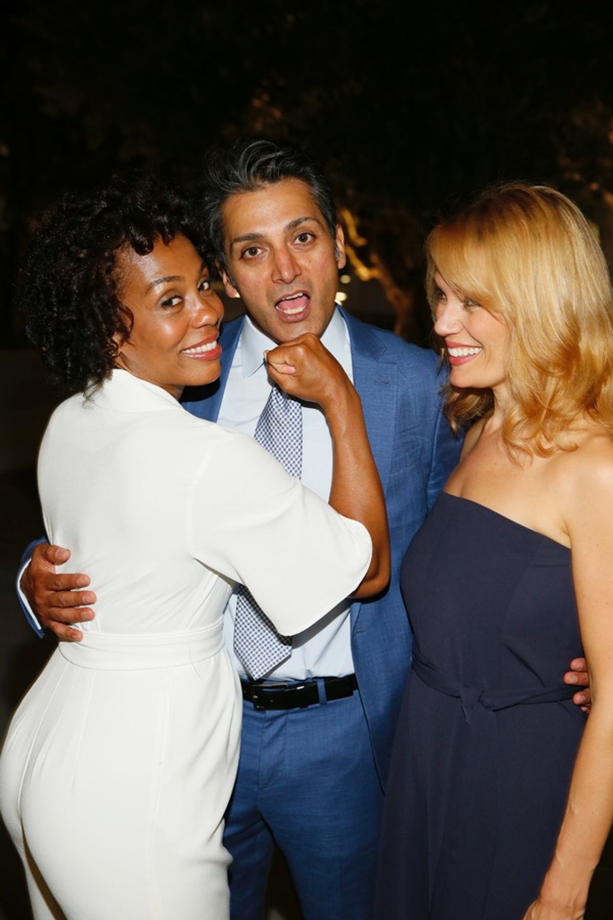 Karen Pittman, Hari Dhillon and Emily Swallow at 