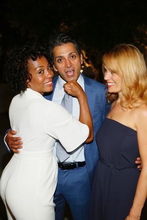 Karen Pittman, Hari Dhillon and Emily Swallow Photo