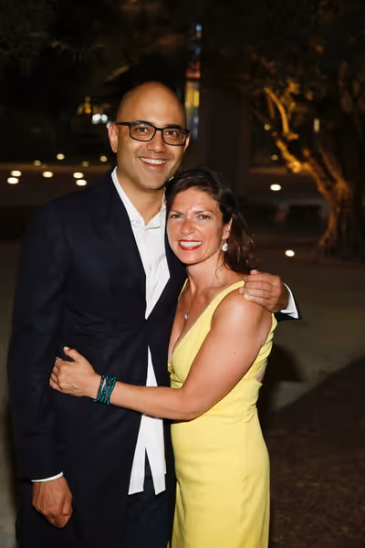 Playwright Ayad Akhtar and director Kimberly Senior Photo