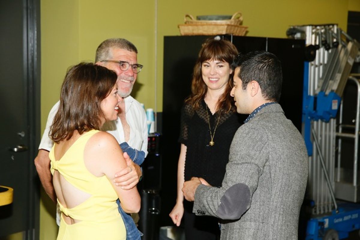  Kimberly Senior, David Mamet, actress Rebecca Pidgeon and Behzad Dabu at 