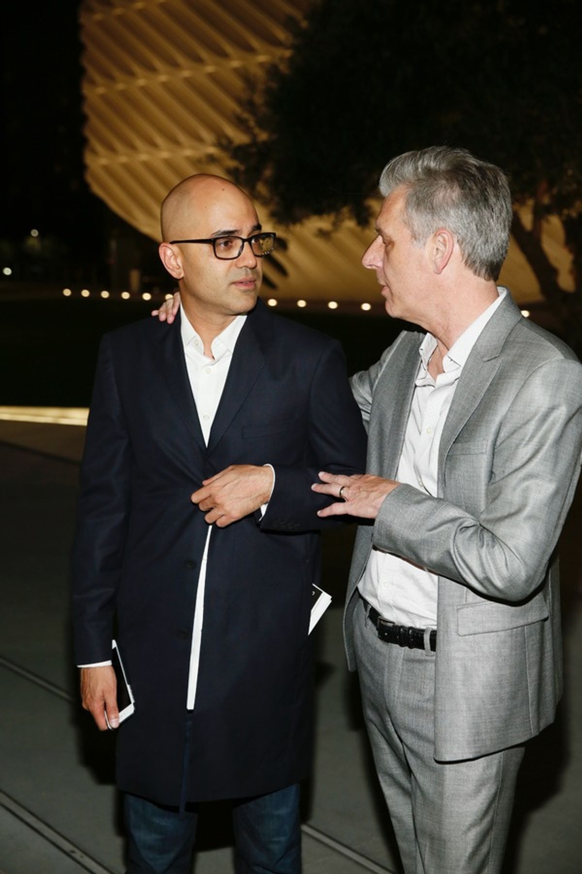 Ayad Akhtar and Michael Ritchie at 