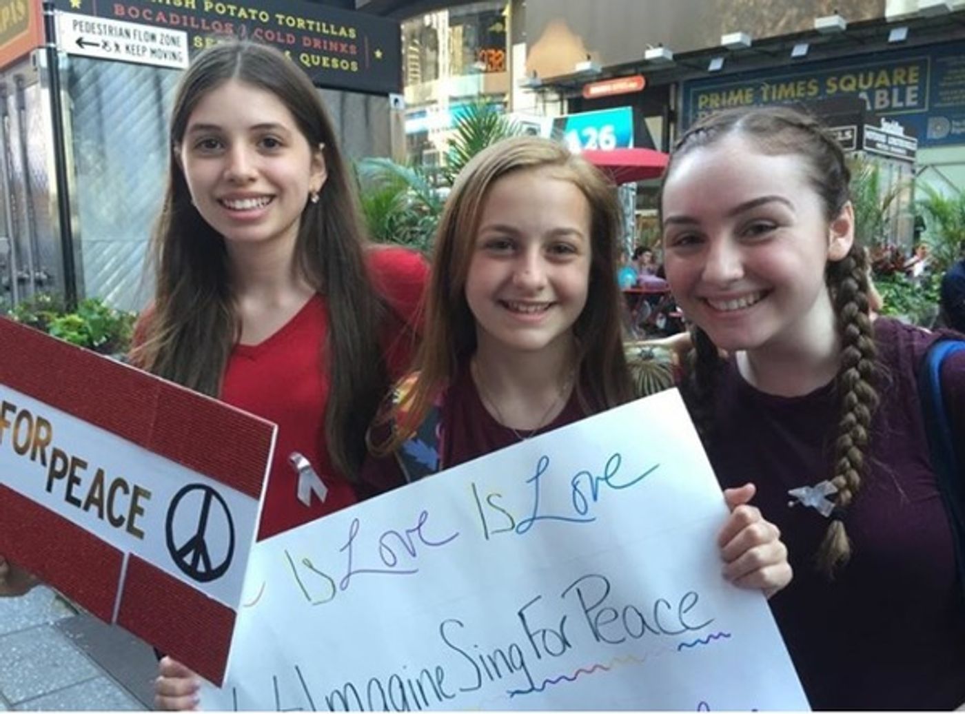 Photo Flash: Broadway Youth Perform 'Imagine' for Peace in Orlando  Image