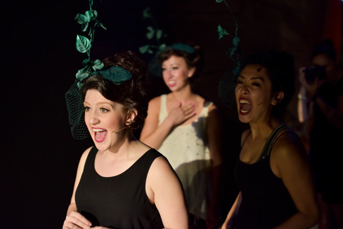 Michelle Coben, Emma Gassett and Yvette Lu at 