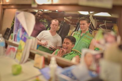 Saidu Silah, Elliott Mattox, Sean Harrison Jones and Daryl Tofa  Photo