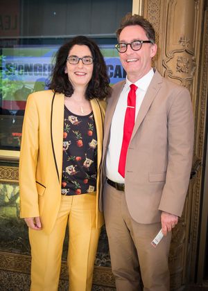 Tina Landau and Tom Kenny @ BroadwayWorld Tina Landau and Tom Kenny Photo