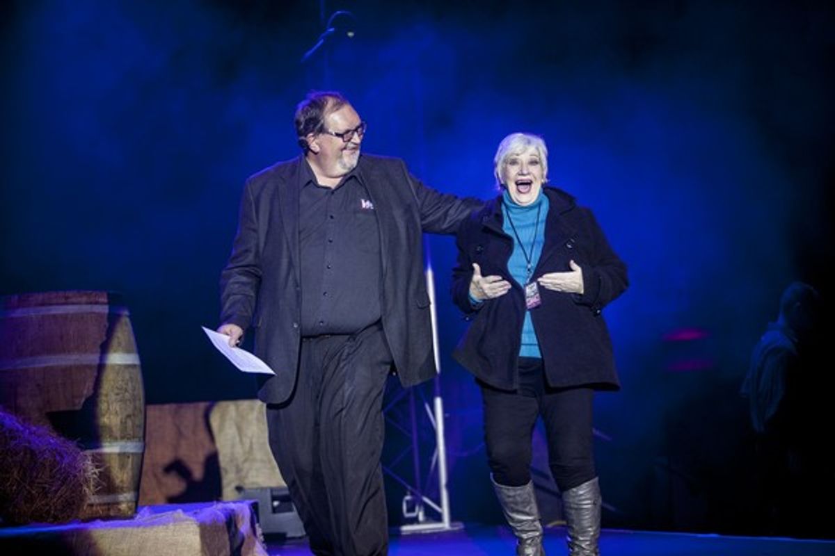 Frans Swart and Sally Vaughn at 