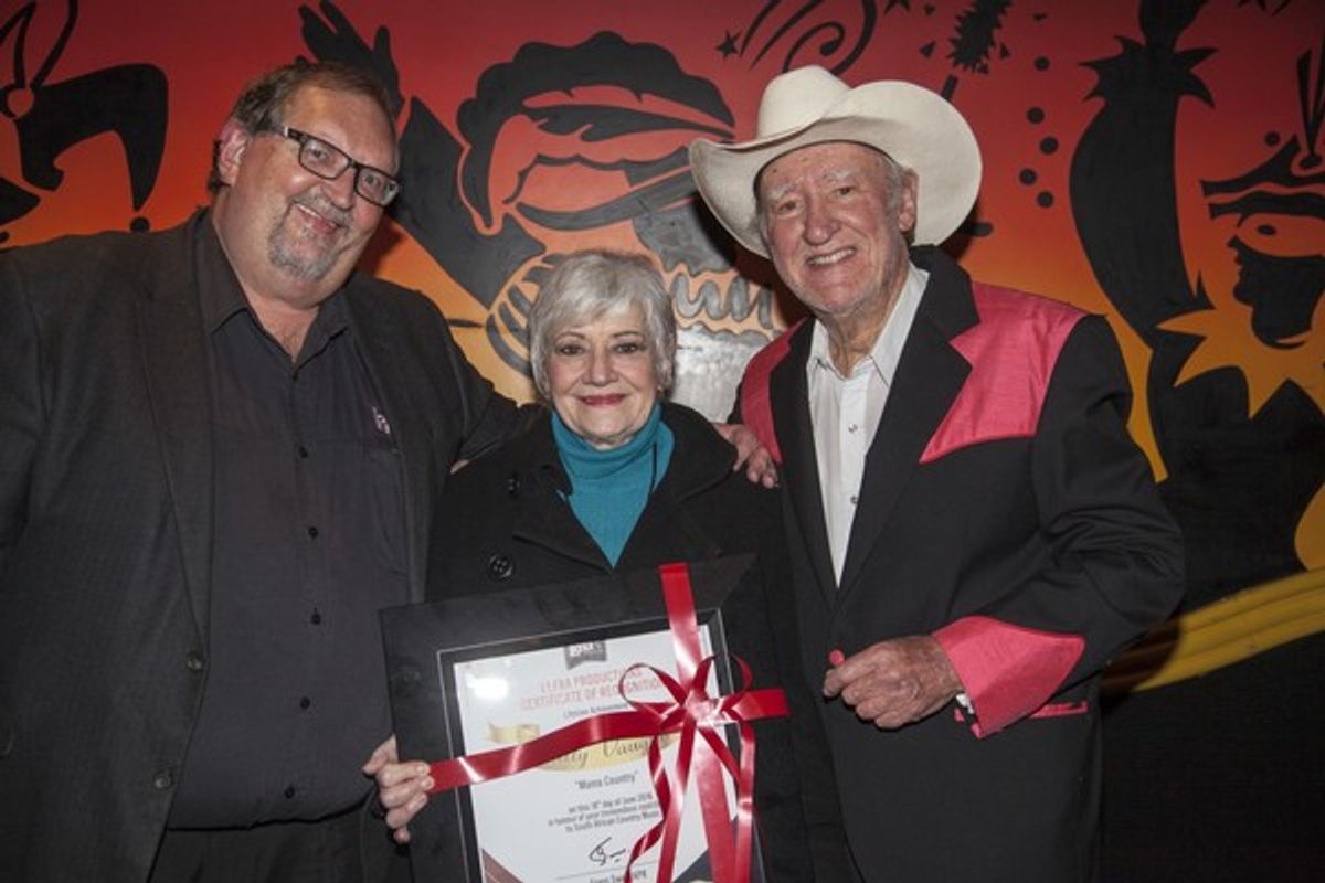 Frans Swart, and Lance James, Sally Vaughn at 