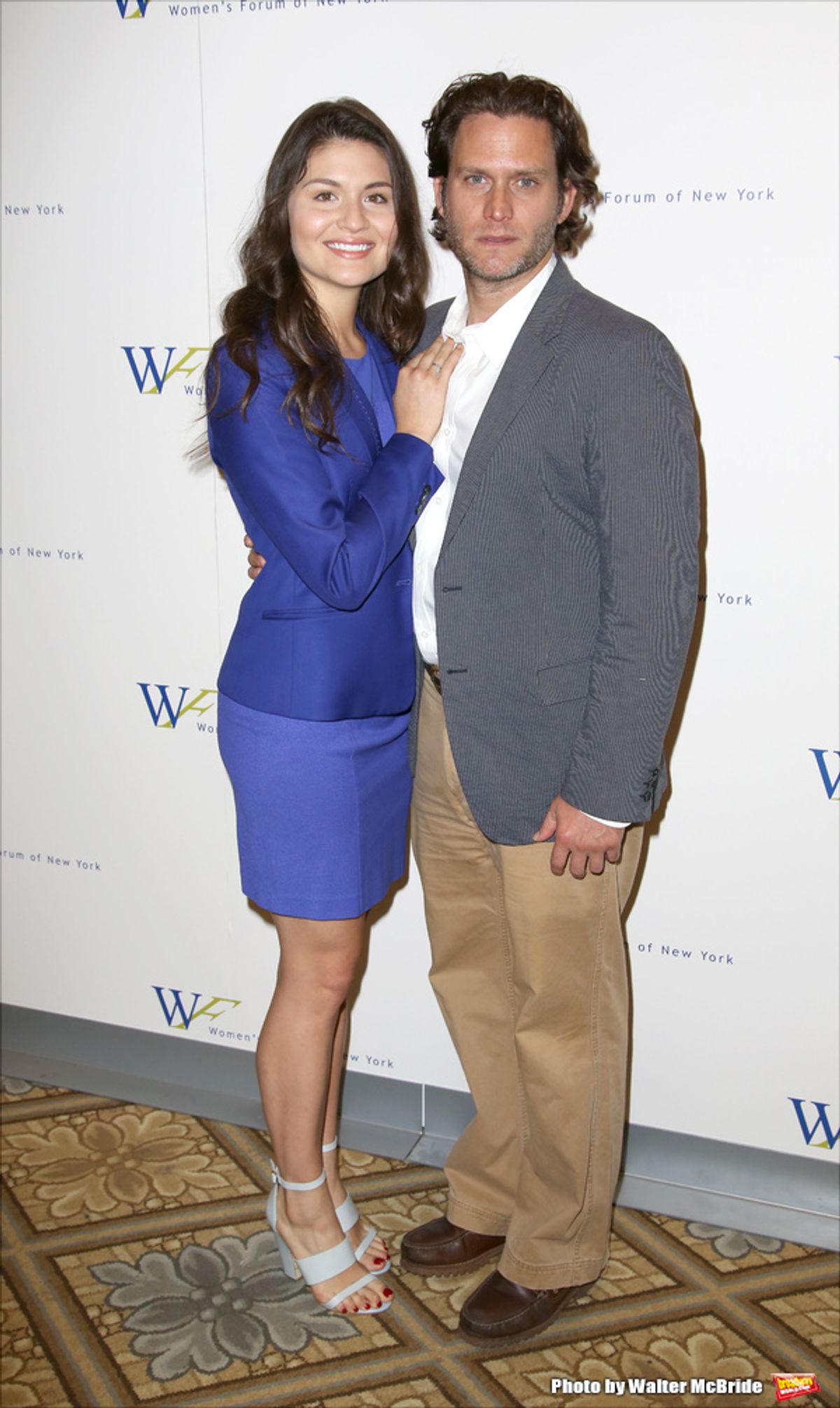 Phillipa Soo and Steven Pasquale  at 
