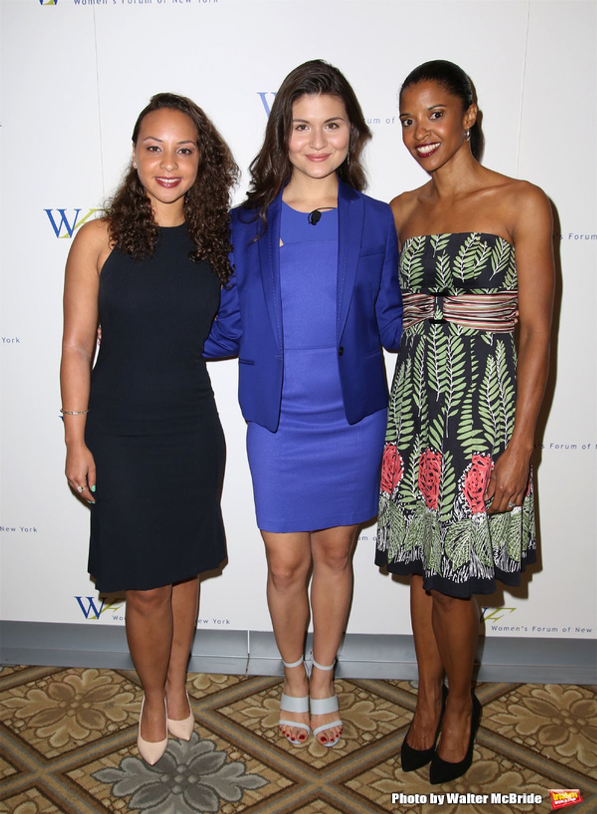 Jasmine Cephas Jones, Phillipa Soo and Renee Elise Goldsberry  at 