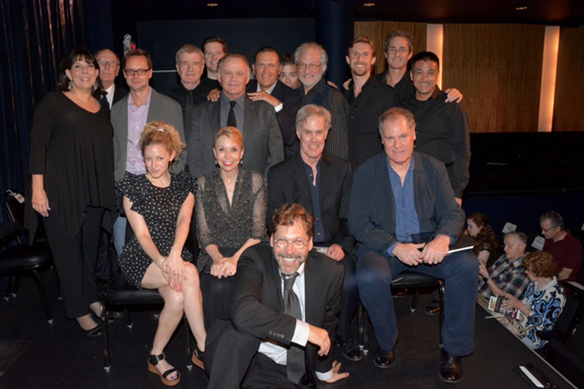 David Staller joins the cast-Christien Pedi, Michael Riedel, Paxton Whitehead, James Prendergast, Rory O'Malley, Andrew Weems, James Ludwig, Victor Slezak, Tim Jerome, Bill Army, Marc Vietor, Ariel Estrada, Lauren Molina, Julie Halston Jack Gilpin and Jay at 