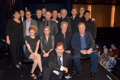 David Staller joins the cast-Christien Pedi, Michael Riedel, Paxton Whitehead, James  Photo