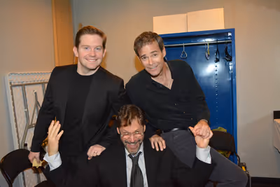 Rory O'Malley, James Ludwig and David Staller Photo
