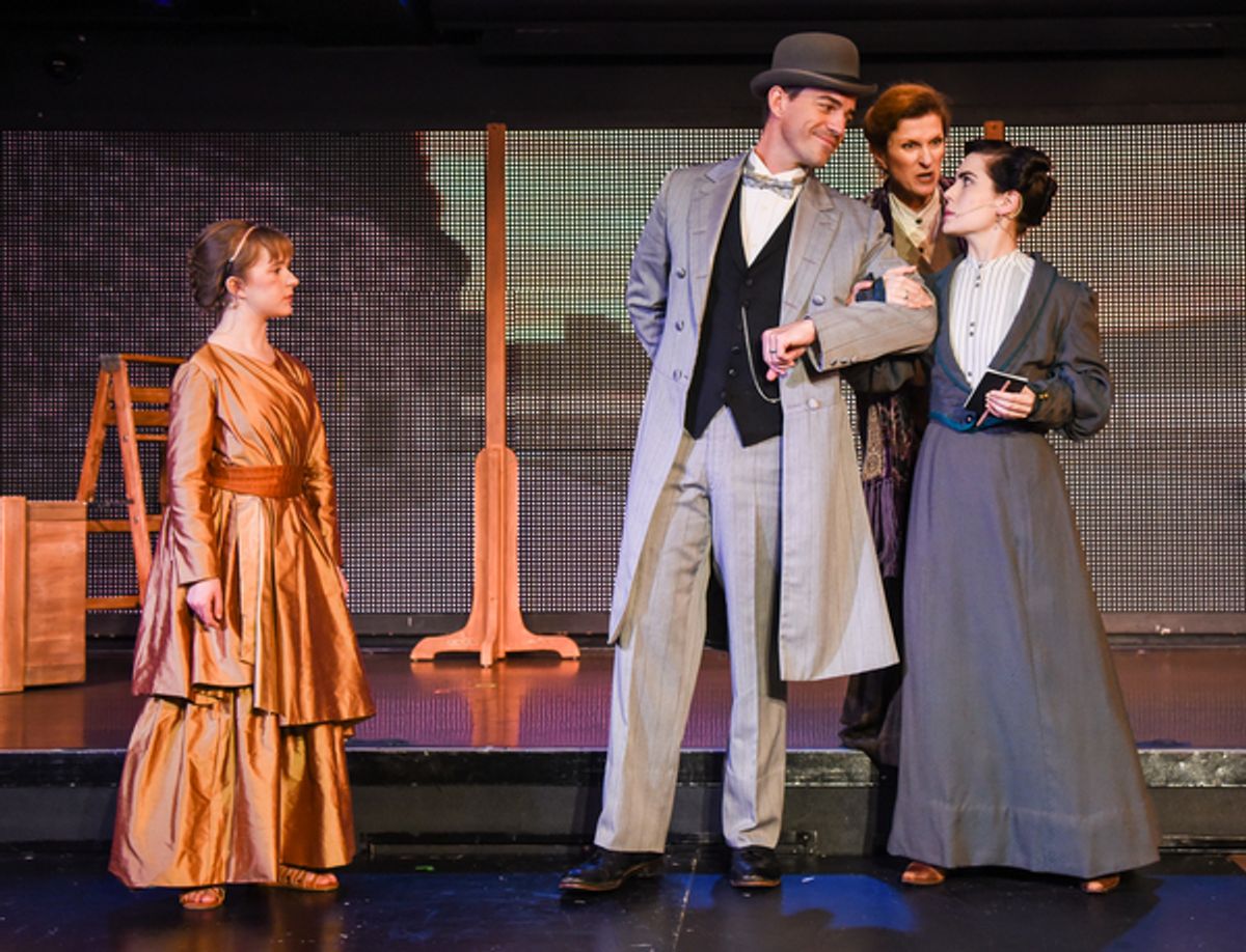 Abigail Shapiro, Brandon Andrus, Tina Stafford and Emma Rosenthal at 