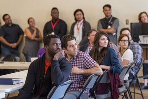 Davon Williams, Josh Young and Sarah Hunt @ BroadwayWorld Davon Williams, Josh Young and Sarah Hunt Photo
