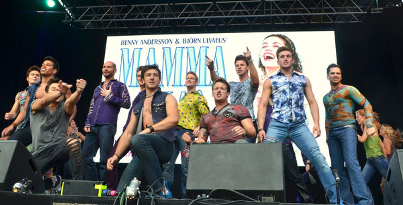Photo Flash: Casts of BEAUTIFUL & MAMMA MIA! Perform at West End Live  Image