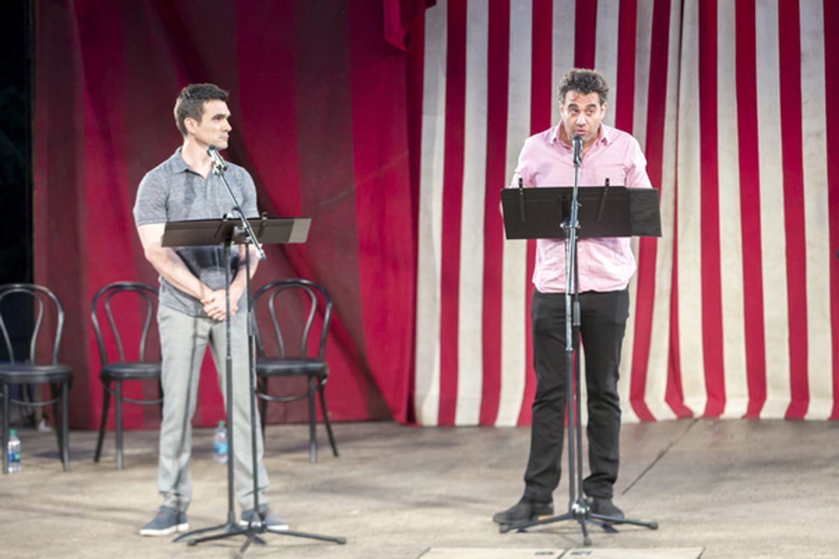 Dan Domingues and Bobby Cannavale  at 