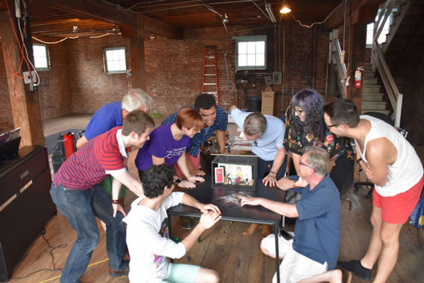 Photo Flash: First Look at Rehearsals of BOOK OF MERMAN, Opening 7/14 Photo Flash: First Look at Rehearsals of BOOK OF MERMAN, Opening 7/14 Image