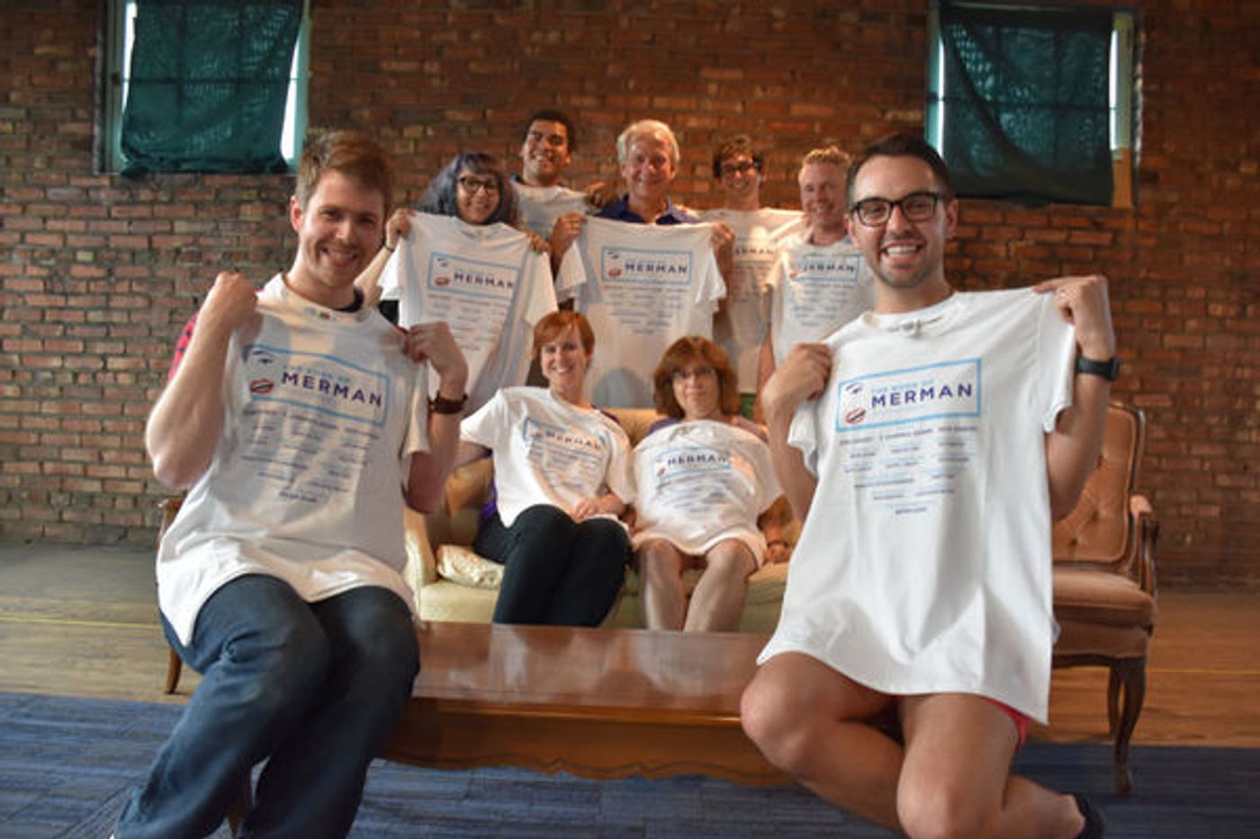 Photo Flash: First Look at Rehearsals of BOOK OF MERMAN, Opening 7/14 Photo Flash: First Look at Rehearsals of BOOK OF MERMAN, Opening 7/14 Image