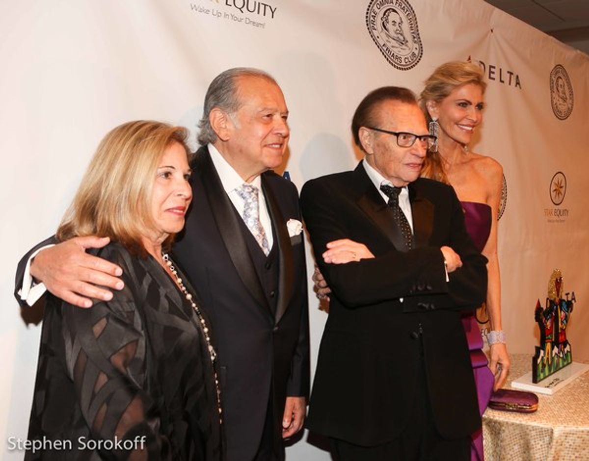 Sherry Weintraub, Stephen Weintraub, Larry King Shawn King at 