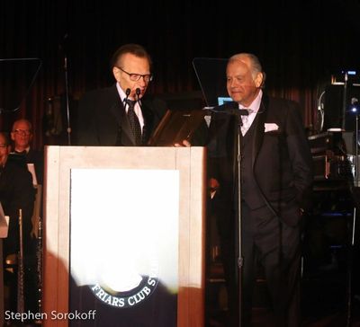 Larry King & Stephen Weintraub, Friar Of The Year Photo