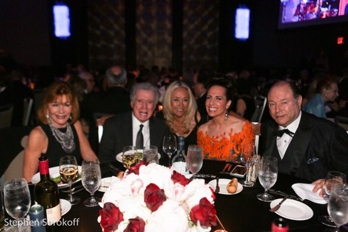 Joy Philbin, Regis Philbin, Eda Sorokoff, Deborah Silver, Larry Silver at 