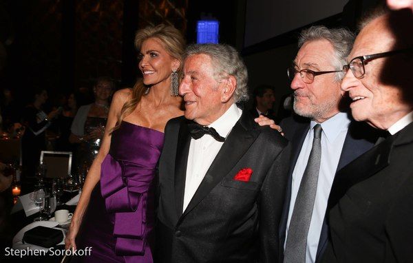 Shawn King, Larry King, Robert De Niro, Larry King Photo