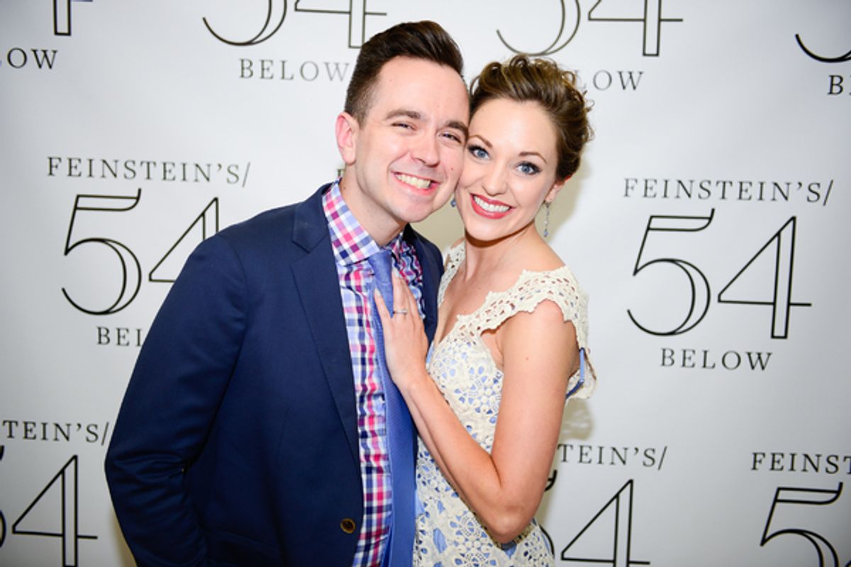 Benjamin Rauhala and Laura Osnes at 