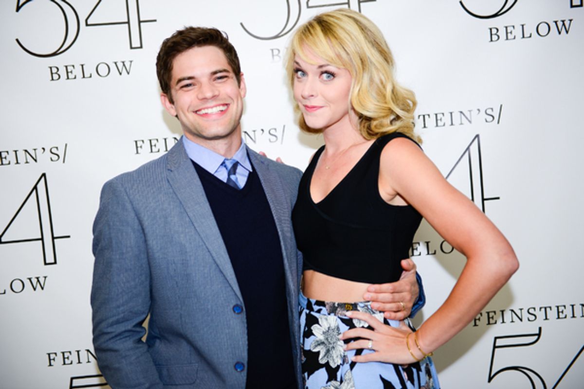 Jeremy Jordan and Ashley Spencer at 