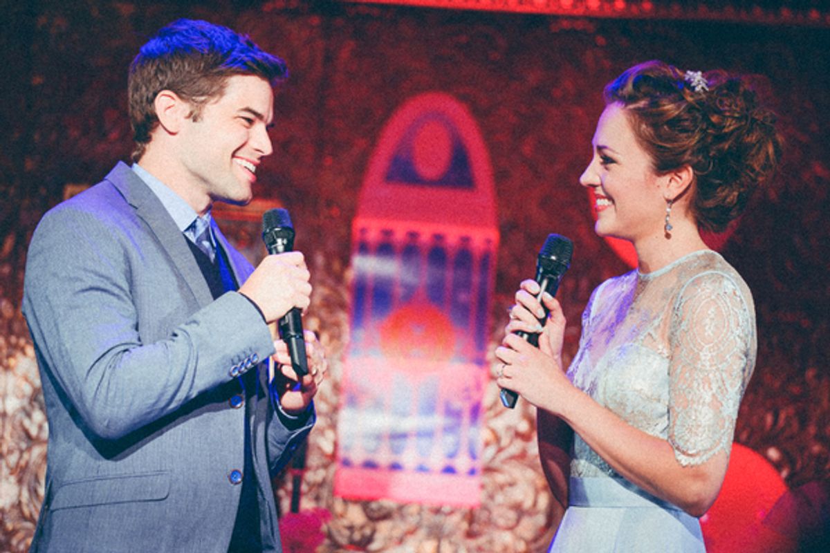 Jeremy Jordan, Laura Osnes at 