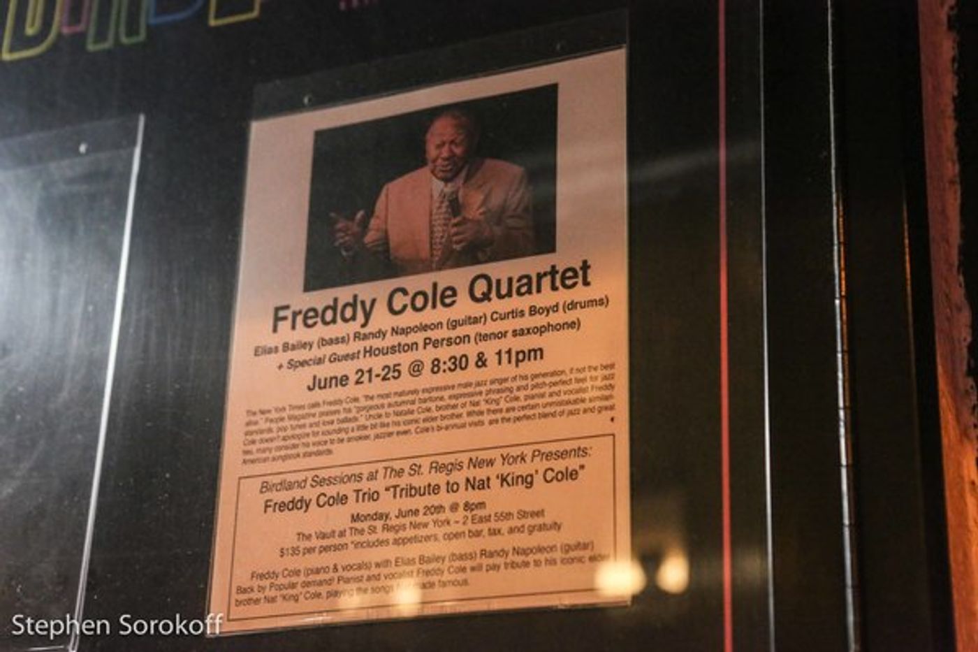 Photo Coverage: Freddy Cole Opens At Birdland  Image