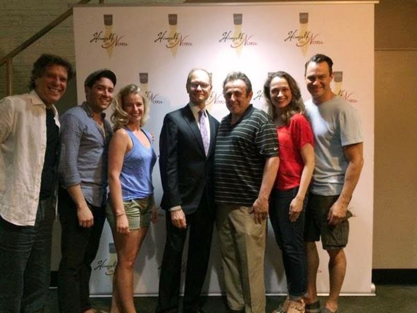 Photo Flash: David Hyde Pierce Visits HIMSELF AND NORA Off-Broadway  Image