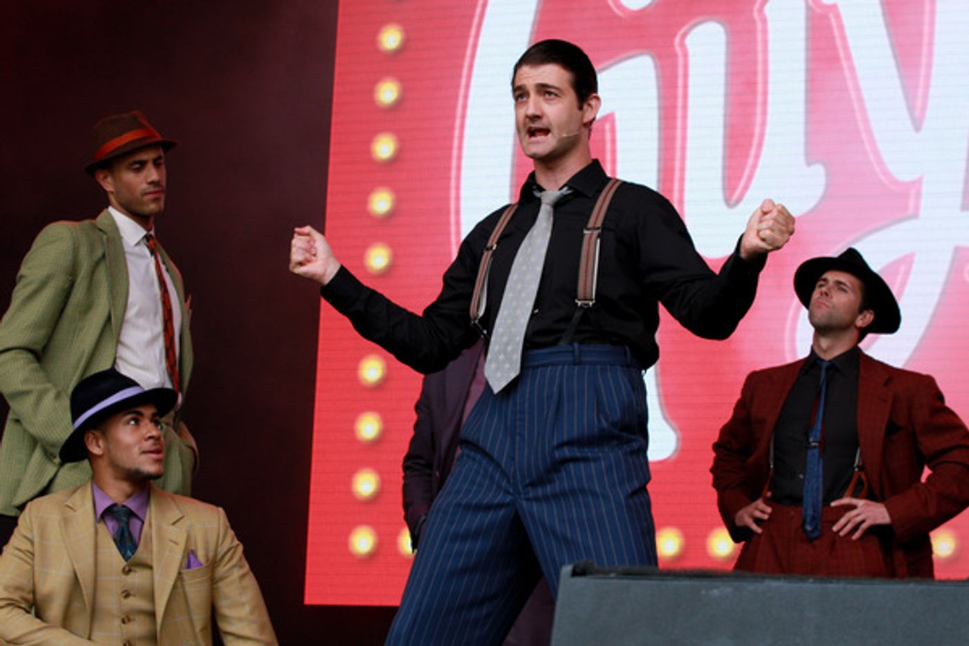 Photo Flash: Cast of JERSEY BOYS, Beverley Knight, Ramin Karimloo & More Rock West End Live  Image