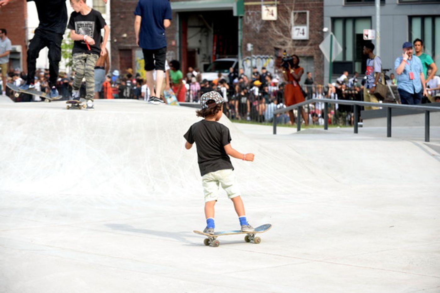 Photo Flash: NYC Parks and NikeSB Celebrate New McCarren Skatepark Photo Flash: NYC Parks and NikeSB Celebrate New McCarren Skatepark Image