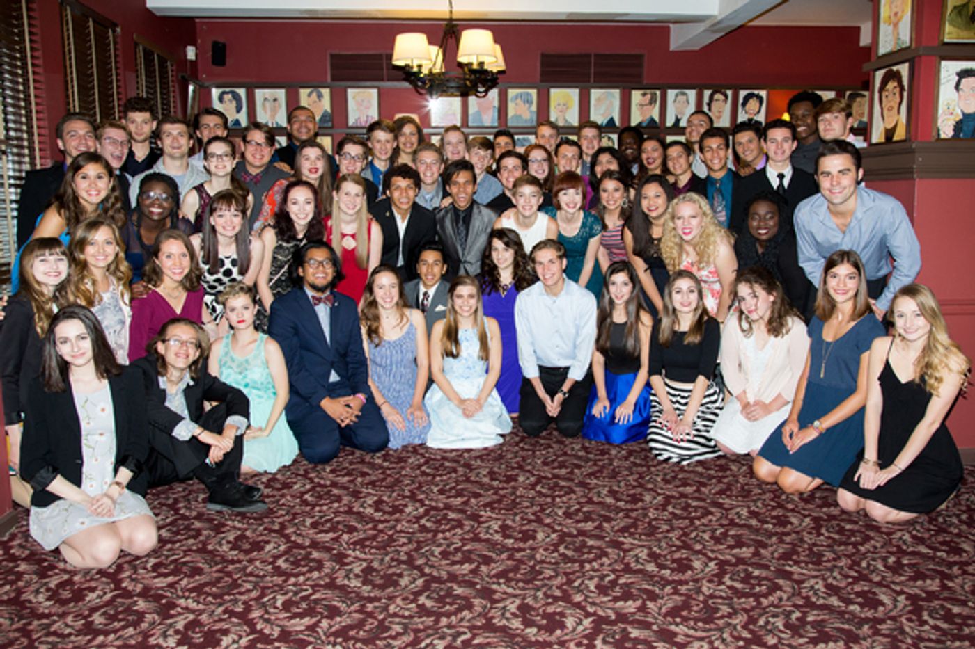 Photo Coverage: The Jimmy Awards Finalists Take Break at Sardi's!  Image