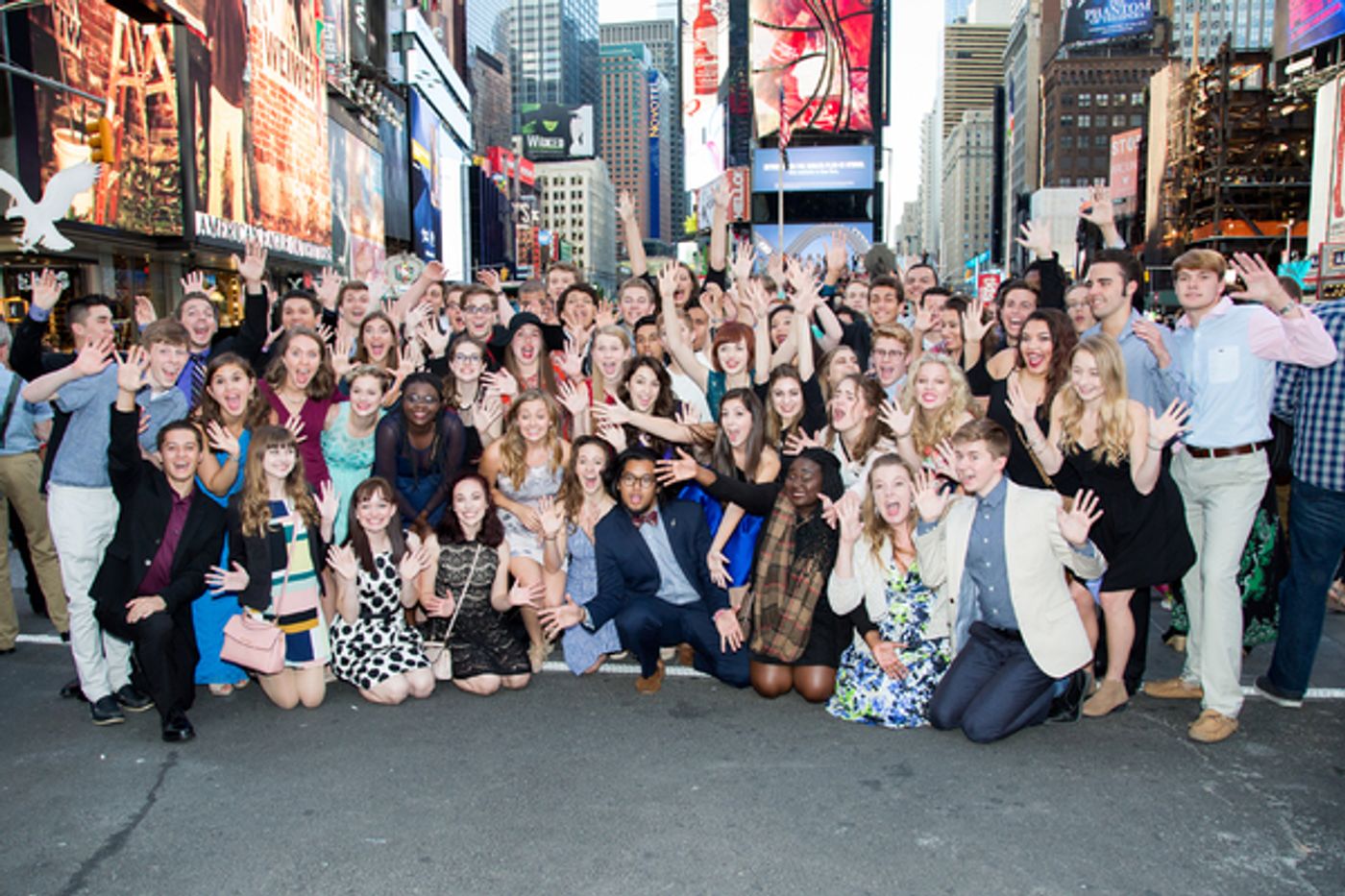 Photo Coverage: The Jimmy Awards Finalists Take Break at Sardi's!  Image