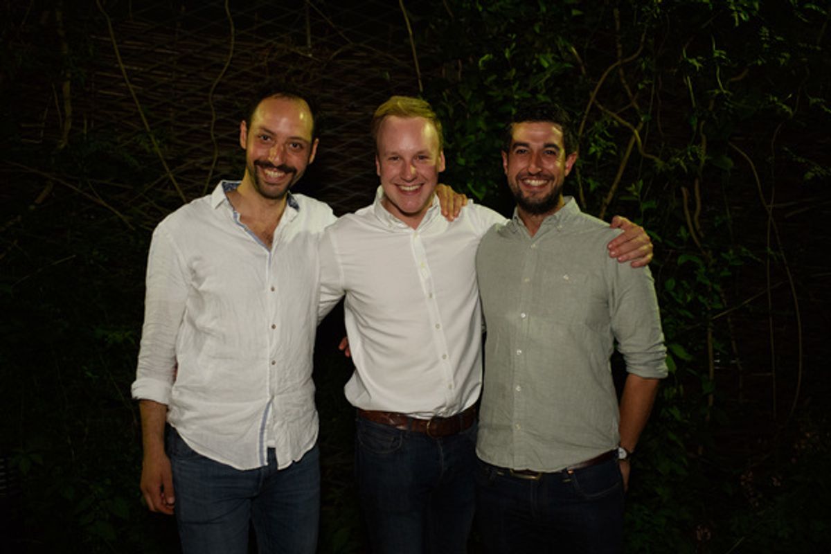 Philip Arditti, Bobby Delaney, Beruse Khan at 